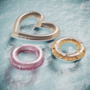 3D Inflatable Swimming Ring
