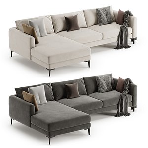 Corner Sofa Milan By Mebelroom 3D model