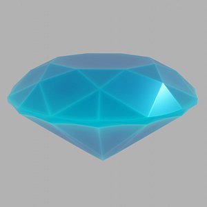 3D lowpoly diamind