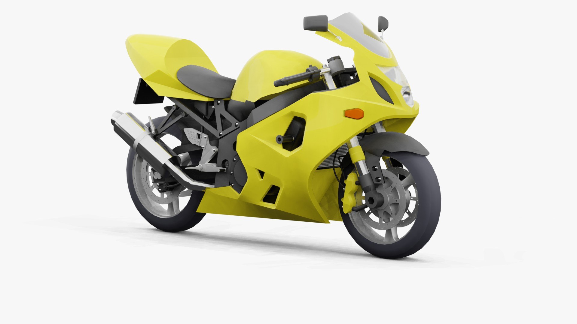 3D Suzuki GSX R750 2004 Lowpoly Model - TurboSquid 1985348