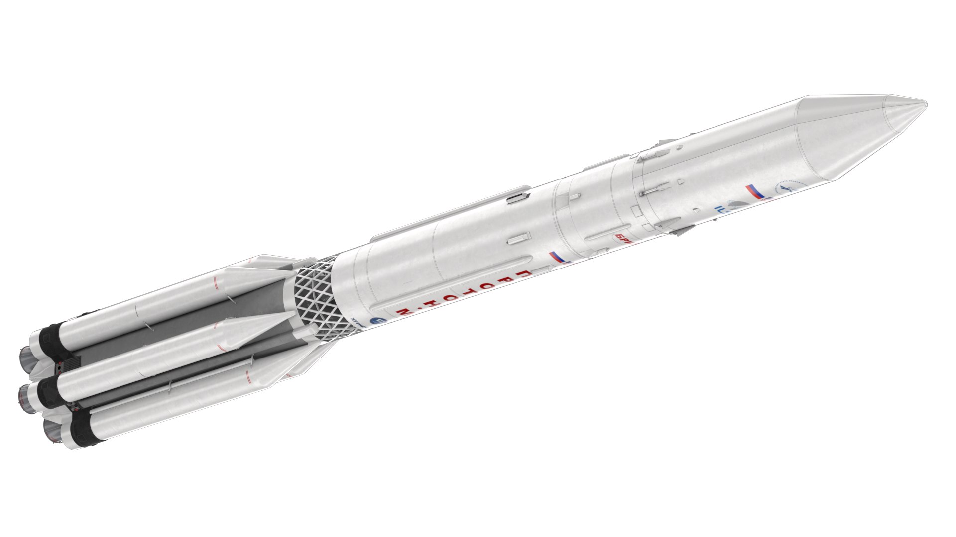 Proton M 3D Model - TurboSquid 1506117