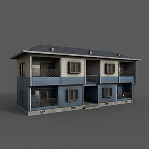 3D model Japanese residential building
