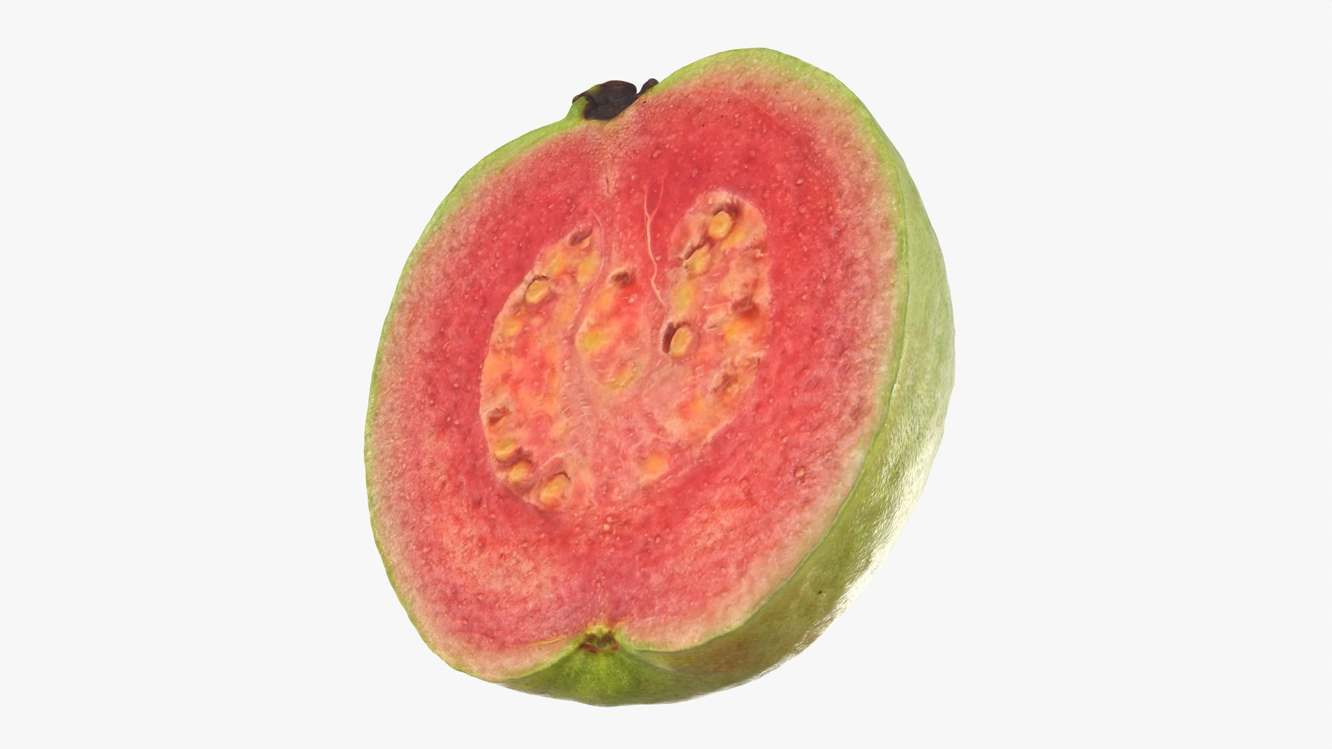 3D Half Pink Guava 02 Model - TurboSquid 2417569