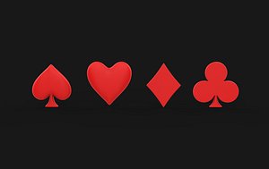 Playing Cards 3D model