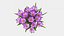3D Purple Flowering Plants Collection 3