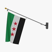 Wall Flag Syria T2 - new flag