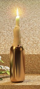Candles_Champagne Bottles