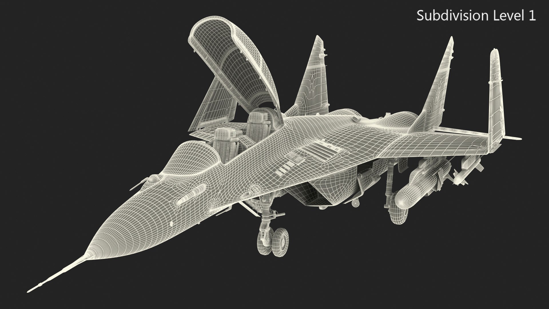 3D MiG 29 Tandem Aircraft with Armament Rigged https://p.turbosquid.com/ts-thumb/rT/mM3cXl/06/mig29tandemaircraftwitharmamentrigged3dmodel056/jpg/1638189252/1920x1080/fit_q87/eb2e630eebe5623864df9135873f20d3096efd2c/mig29tandemaircraftwitharmamentrigged3dmodel056.jpg