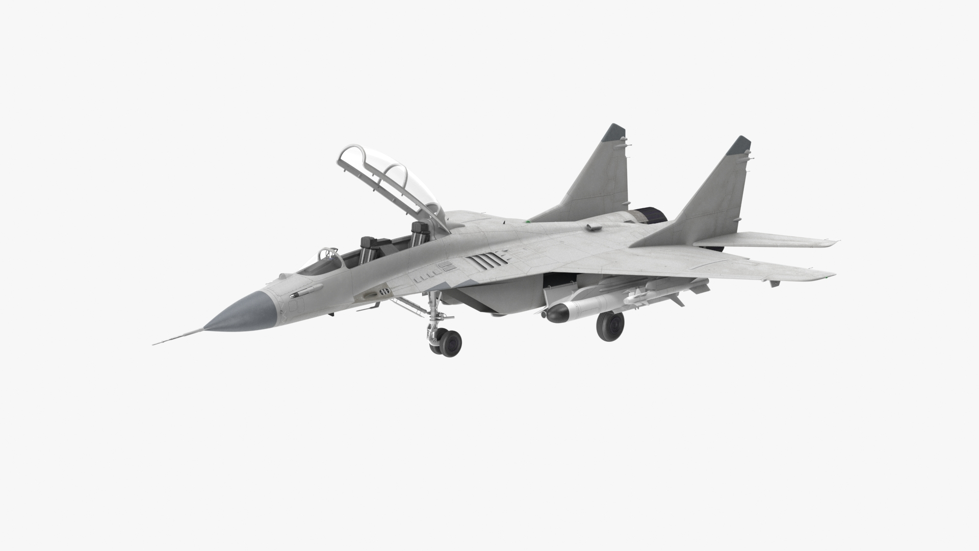 3D MiG 29 Tandem Aircraft with Armament Rigged https://p.turbosquid.com/ts-thumb/rT/mM3cXl/1u/mig_29_tandem_aircraft_with_armament_rigged_360/jpg/1638189768/1920x1080/turn_fit_q99/eb8bca9581b400d590470f4c2d89f3b201e5ed08/mig_29_tandem_aircraft_with_armament_rigged_360-1.jpg