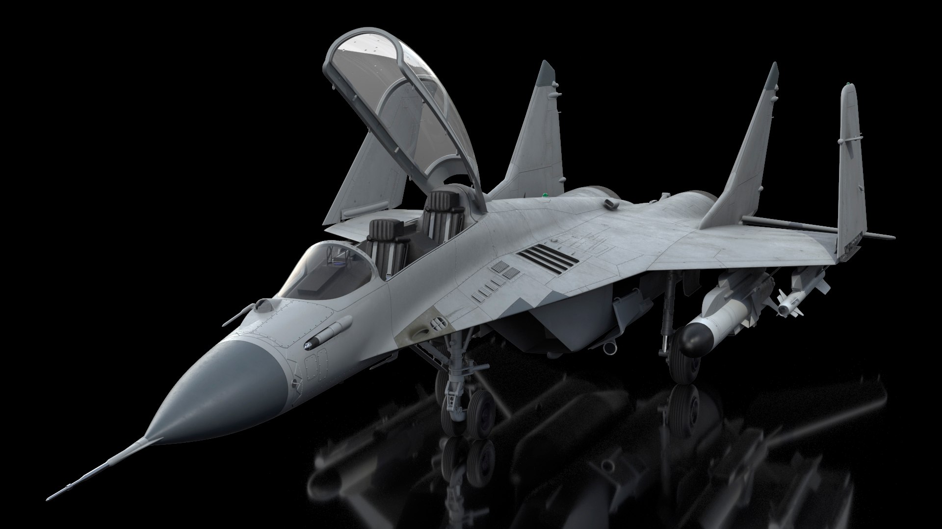 3D MiG 29 Tandem Aircraft with Armament Rigged https://p.turbosquid.com/ts-thumb/rT/mM3cXl/du/mig29tandemaircraftwitharmamentrigged3dmodel002/jpg/1638189089/1920x1080/fit_q87/f32701ed28b8ef8ff9cb17255db143a1df027cf5/mig29tandemaircraftwitharmamentrigged3dmodel002.jpg
