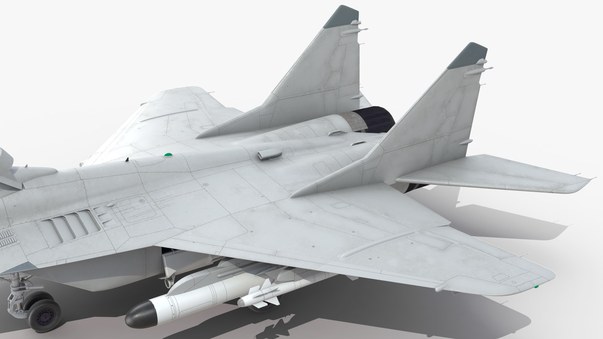 3D MiG 29 Tandem Aircraft with Armament Rigged https://p.turbosquid.com/ts-thumb/rT/mM3cXl/gM/mig29tandemaircraftwitharmamentrigged3dmodel040/jpg/1638189203/1920x1080/fit_q87/4c8b46e368227f32a9f2bb08f8aa9b4511301ae3/mig29tandemaircraftwitharmamentrigged3dmodel040.jpg