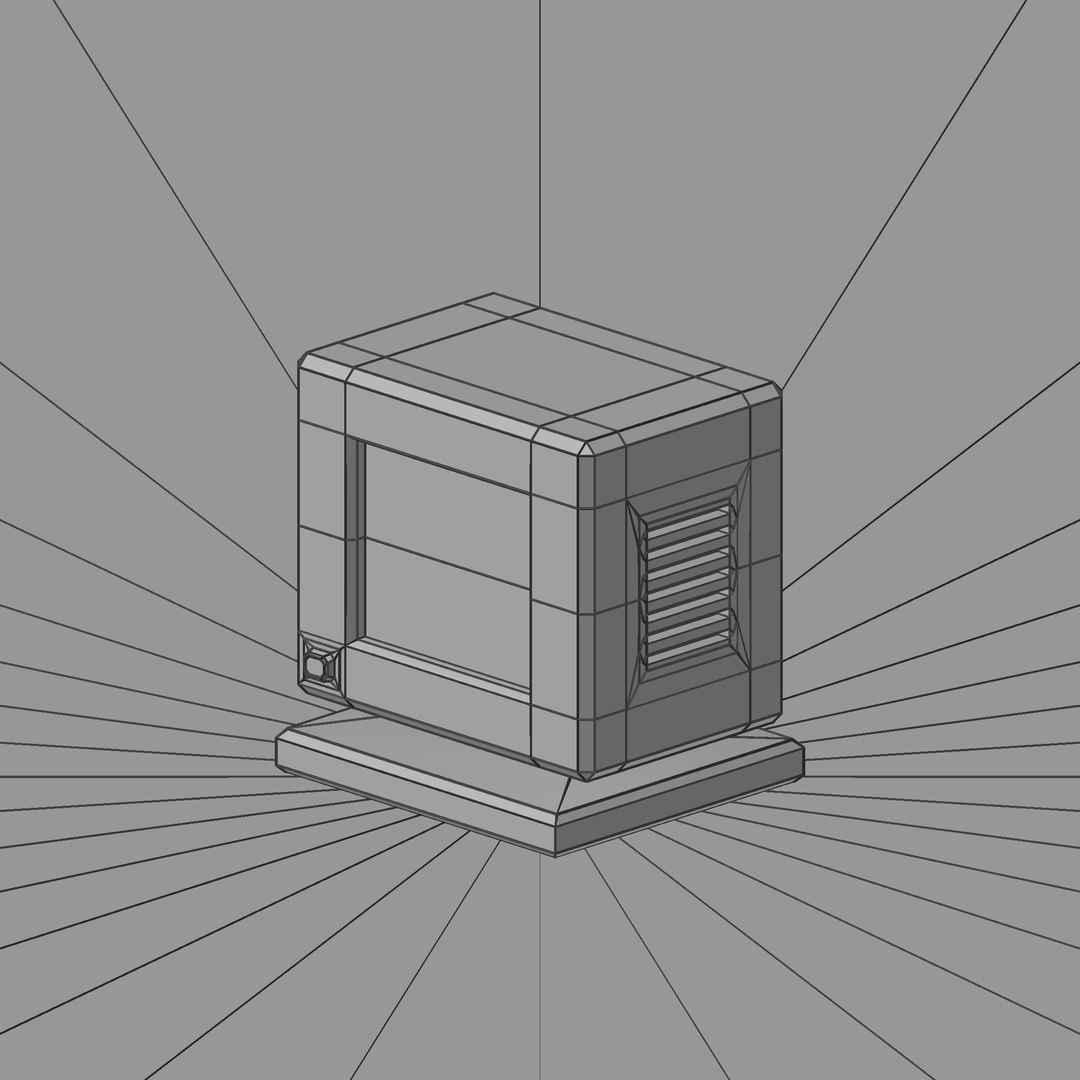 Free Simple Monitor Object 3D Model - TurboSquid 1664422