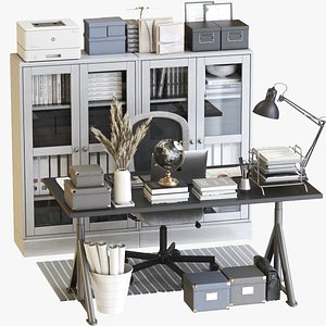 IKEA office workplace 112 3D