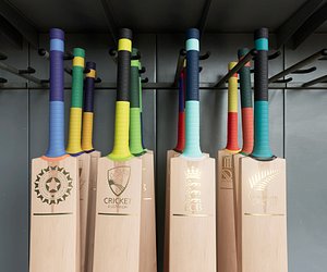 Icc Cricket Bad Branded Bat Display Rack