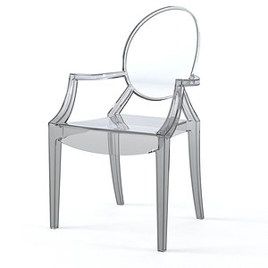 kartell ghost philippe starck 3d max