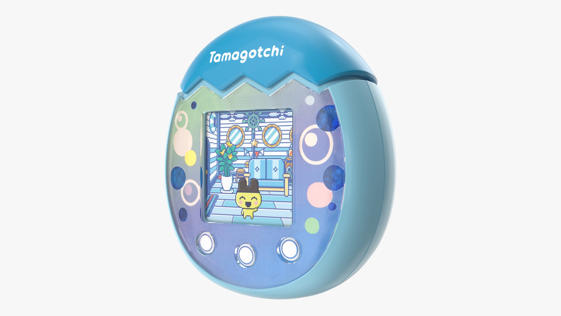 3D Tamagotchi Pix Virtual Pet Ocean Blue - TurboSquid 2042706