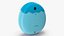 Tamagotchi Pix Virtual Pet Ocean Blue