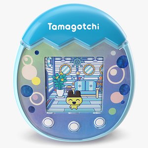 Retro Tamagotchi Bandai Violet 3D model - TurboSquid 1903579