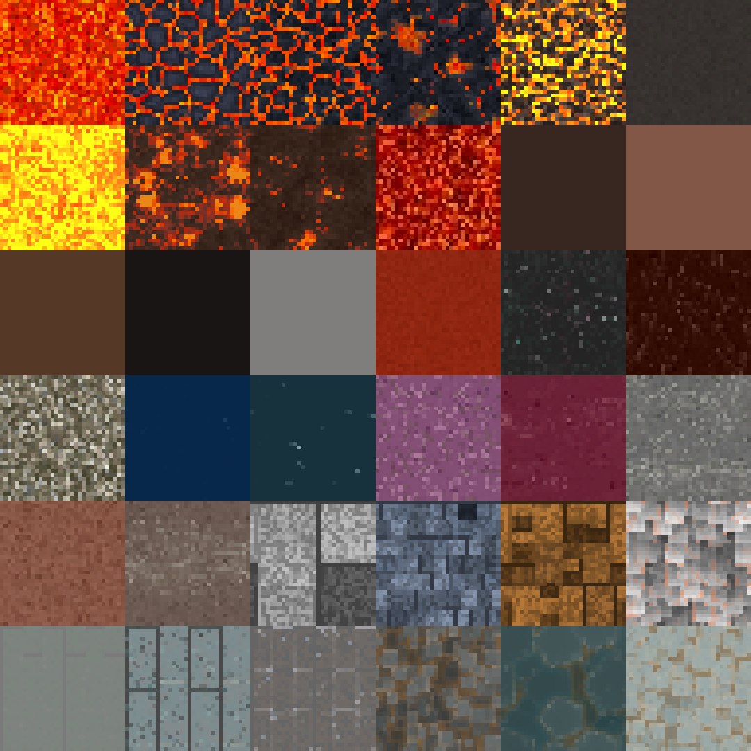 Pixel Art PBR Textures Bundle - TurboSquid 1713445