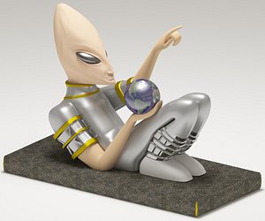 alien mayan 3d max