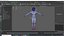 無料のリグ付き 3D 男性キャラクター ゲーム アニメーション準備完了