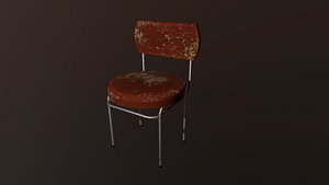 abandoned chairs 3D