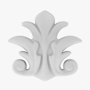 3D Cartouche Ornament 026