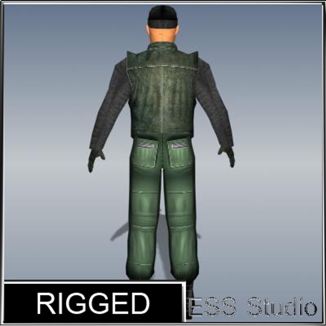 Polygonal Thief Rigged Max