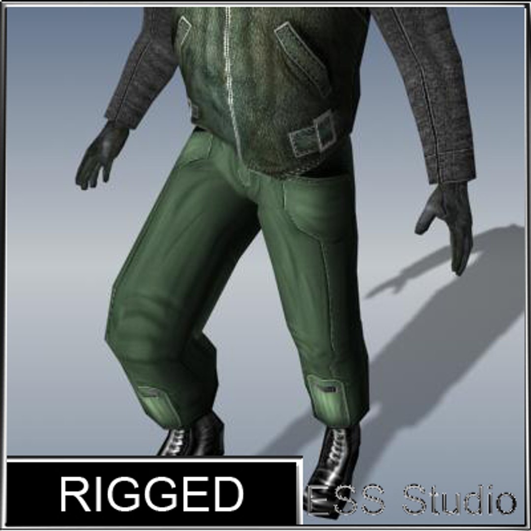 Polygonal Thief Rigged Max