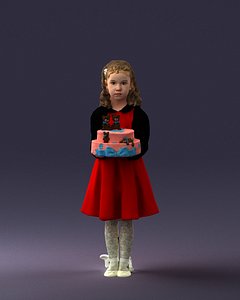 girl cake model