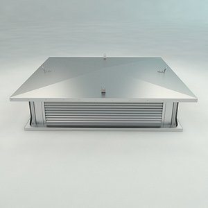 3D roof ventilation architecture