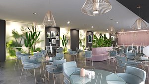 RoofTop Restaurant V1 3D model