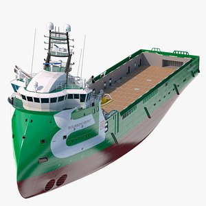 Platform Supply Vessel BOURBON FRONT 3D