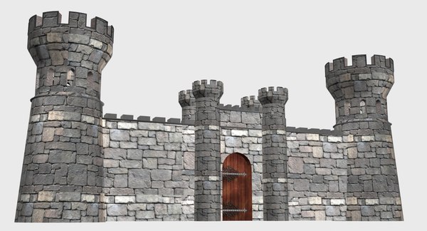 Castle gate 3D model - TurboSquid 1414166