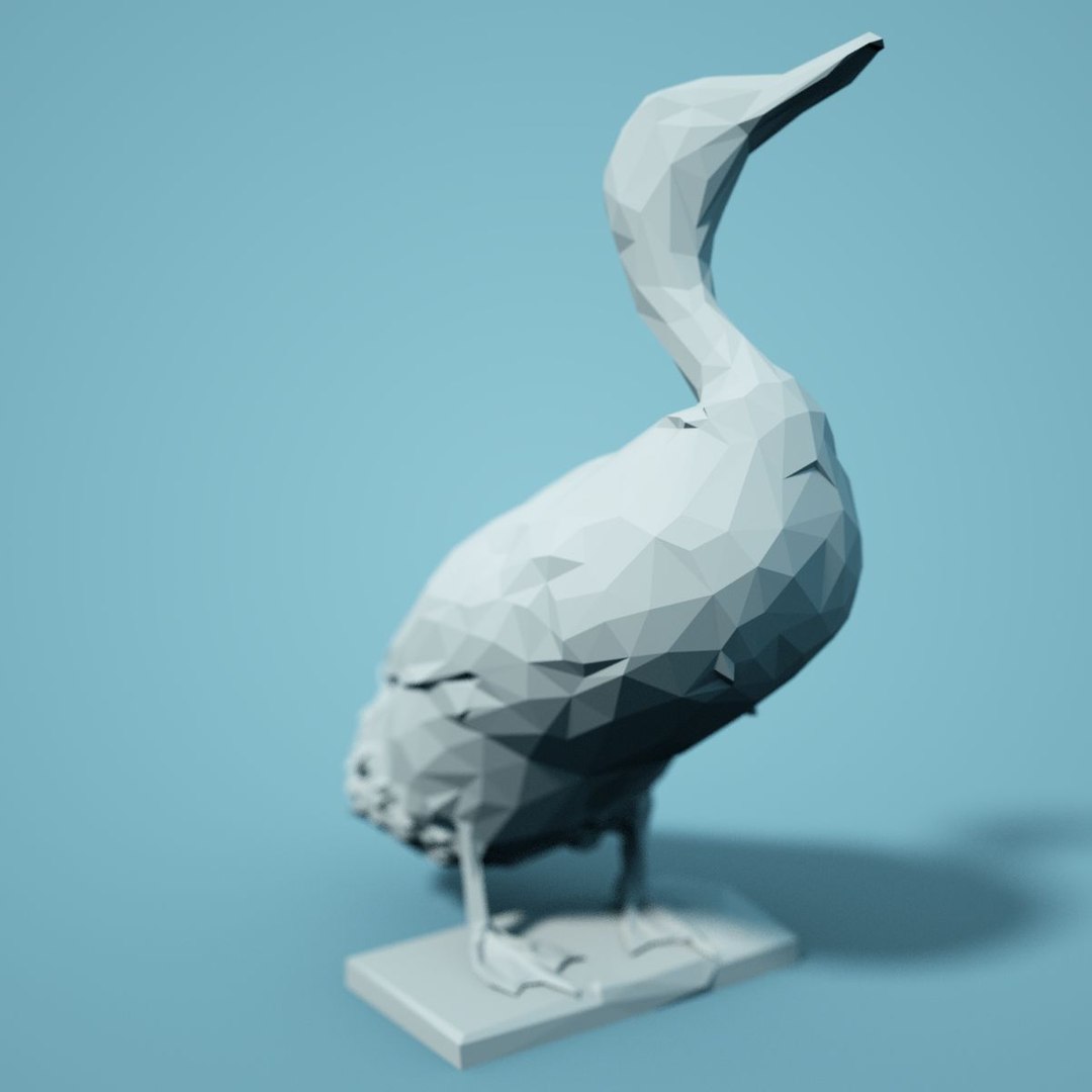 3D Bird Realistic Faceted - TurboSquid 1162392