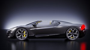 Bugatti W16 Mistral 2022 3D model