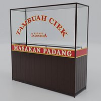 Display Case - ShowCase - Stainless Steel Glass - Counter Glass - Steling Padang - Etalase