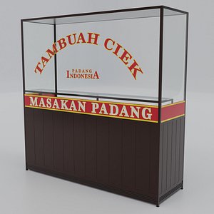 Display Case - ShowCase - Stainless Steel Glass - Counter Glass - Steling Padang - Etalase