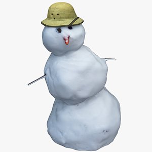 Snowman 03 3D model