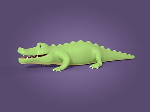 Cartoon Crocodile - Alligator
