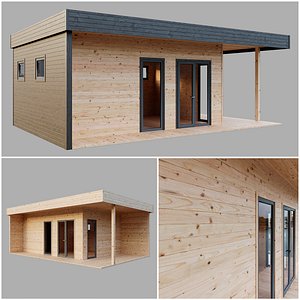 3D modul house model