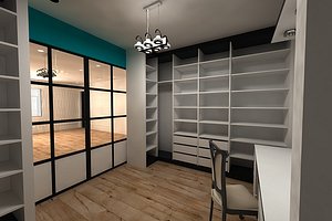 locker cabinet 3D model