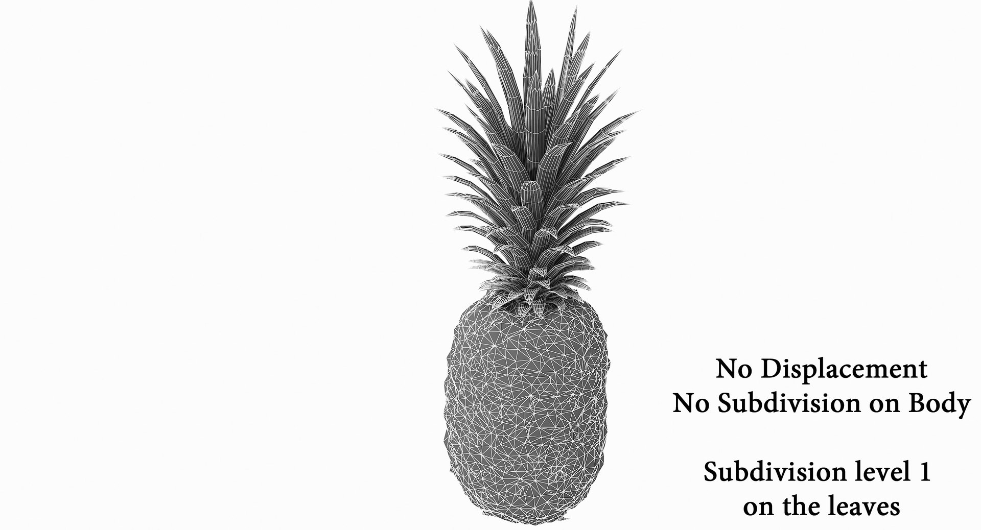 realistic 3D model https://p.turbosquid.com/ts-thumb/rU/af2gif/Bk8xX3bI/pineapple_093/jpg/1550938457/1920x1080/fit_q87/576d5b09e052eebe9dd7fc578b9faa22c21b2560/pineapple_093.jpg