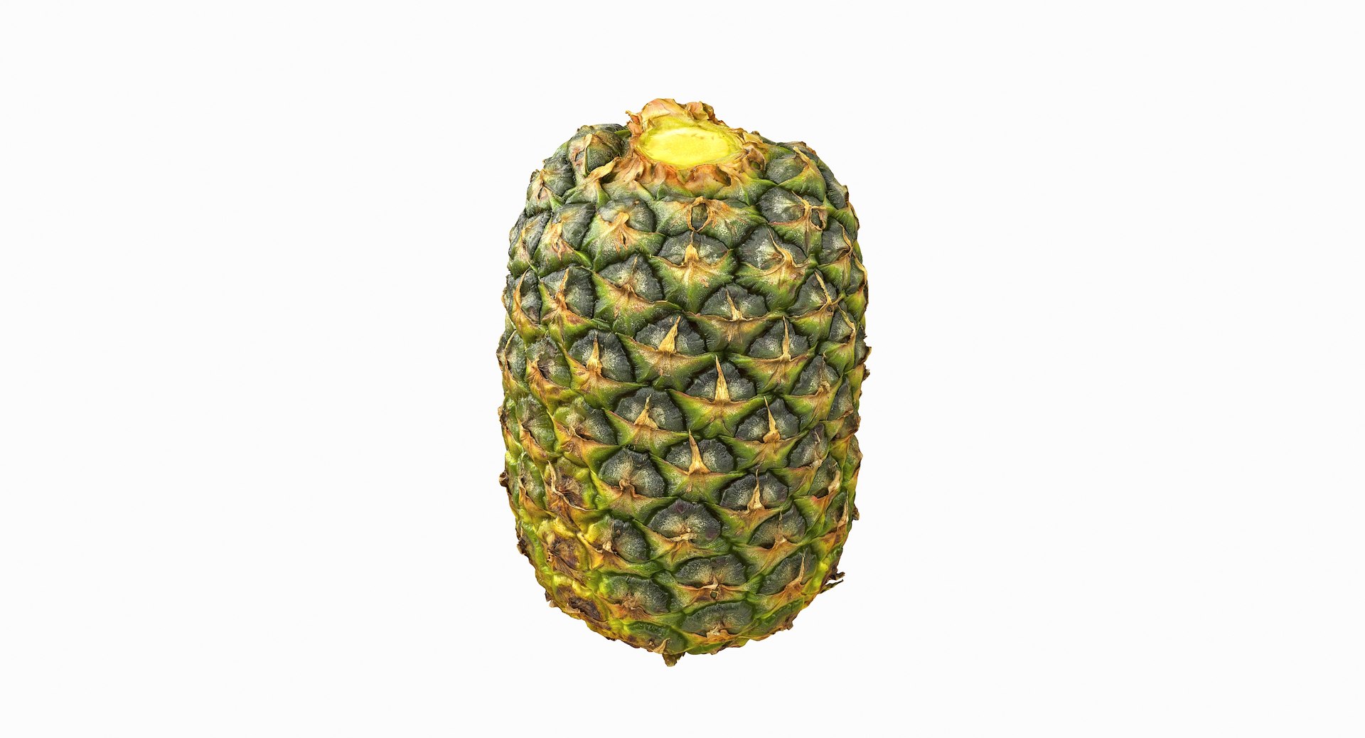 realistic 3D model https://p.turbosquid.com/ts-thumb/rU/af2gif/NhF4cyjE/pineapple_085/jpg/1550938457/1920x1080/fit_q87/79d4d5289bdf0b8c31ec83d42f1ab8d1474d0ec2/pineapple_085.jpg