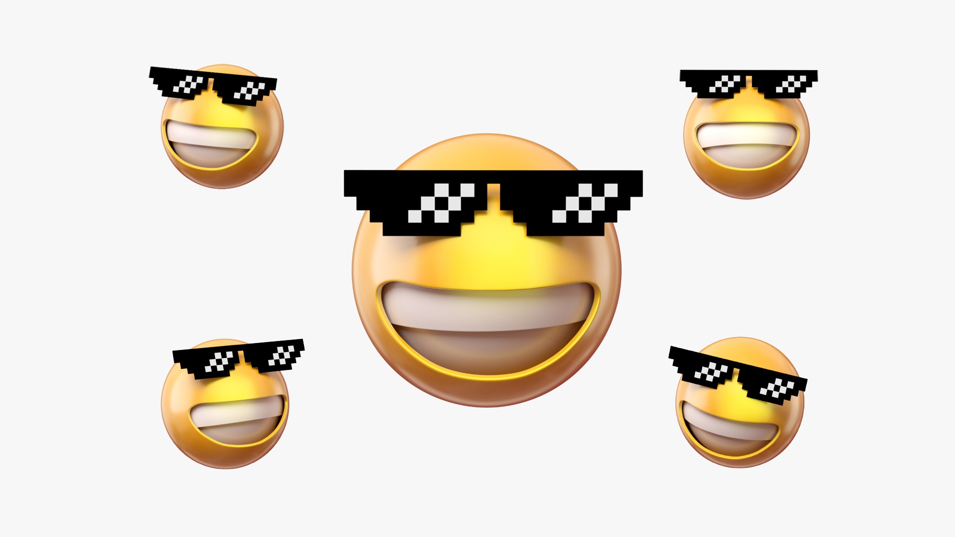 Emoji Thug Life Glasses3Dモデル TurboSquid 1879970