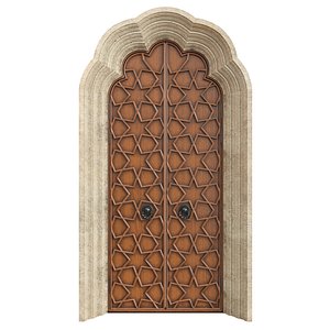 3D Entrance classic door 125
