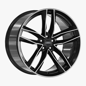 3D Audi FORGED WHEEL P04