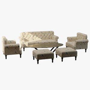 3D Sofa Set 09