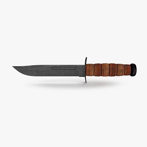 3D model knife