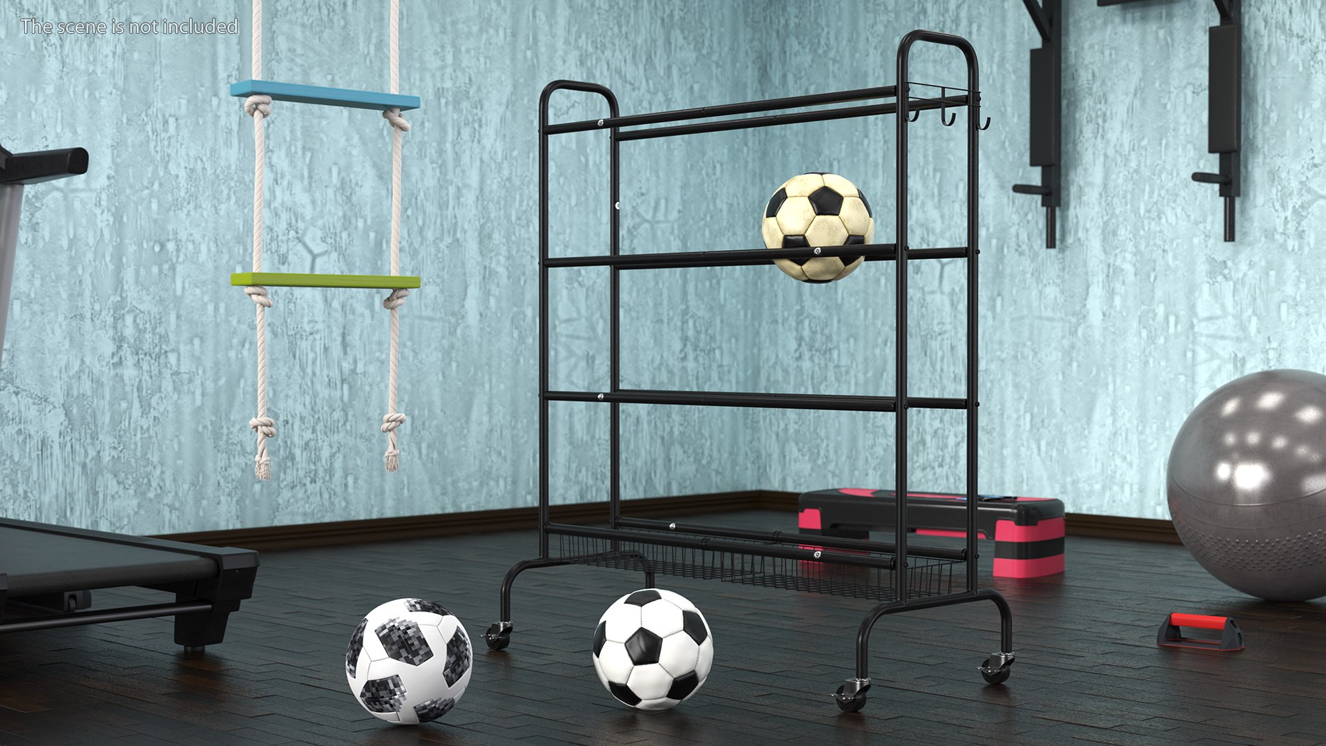 3D Ball Rack Model - TurboSquid 1941671